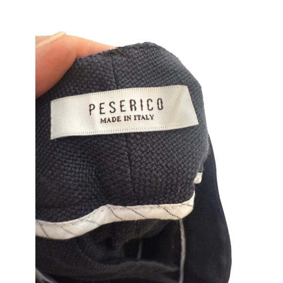 NWT Peserico Grey Linen Blend Bermuda Shorts Women’s Sz. 6 - Picture 11 of 12